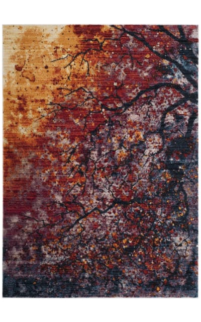 Safavieh Calista Cal403a Lavender - Rust Area Rug
