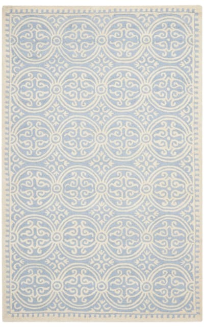 Cambridge CAM123A Light Blue - Ivory Area Rug