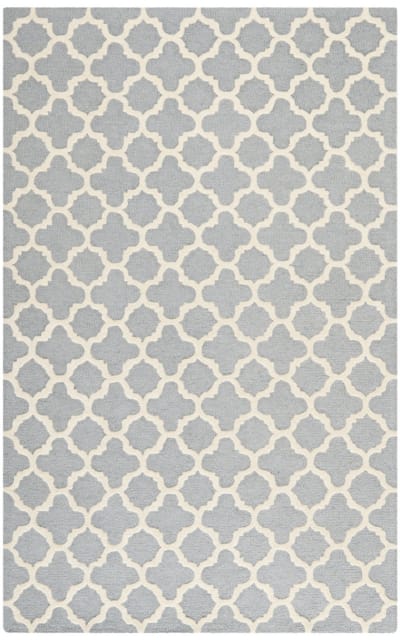 Cambridge Cam130d Silver - Ivory Area Rug