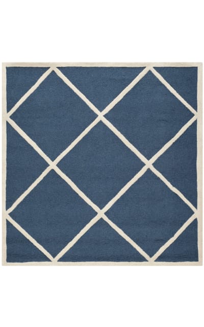Cambridge Cam136g Navy - Ivory Area Rug