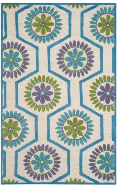 Cambridge Cam716a Ivory - Blue Area Rug