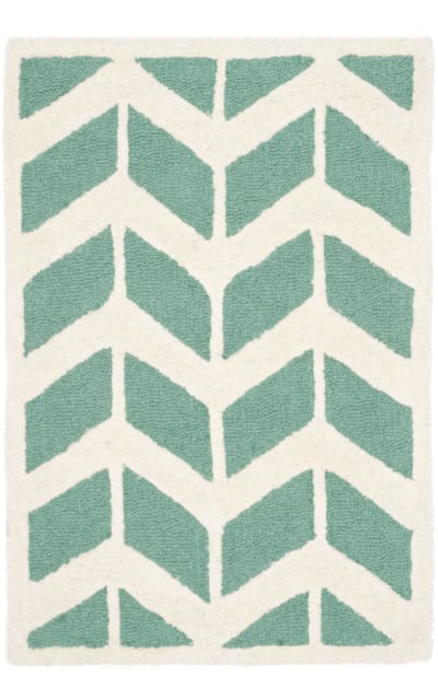 Cambridge Cam718t Teal - Ivory Area Rug Clearance