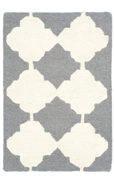 Safavieh Cambridge Cam719d Dark Grey - Ivory Area Rug