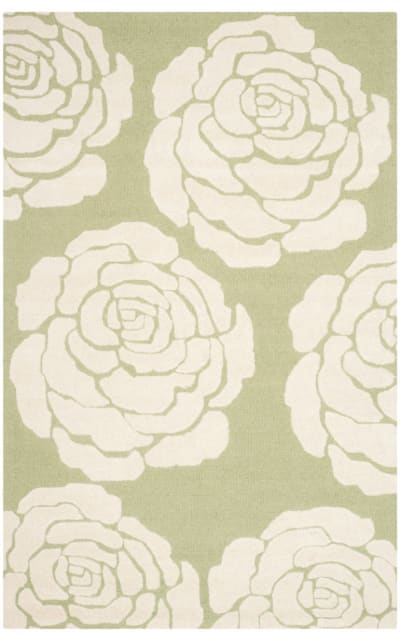 Cambridge Cam782n Lime - Ivory Area Rug