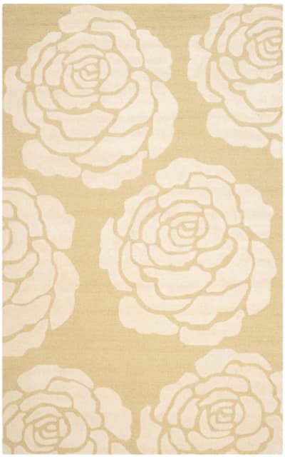 Cambridge Cam782q Light Gold - Ivory Area Rug
