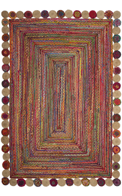 Safavieh Cape Cod Cap201a Red - Multi Area Rug