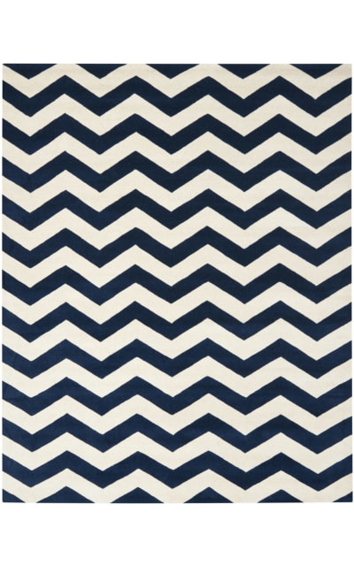 Chatham CHT715C Dark Blue - Ivory Area Rug Clearance