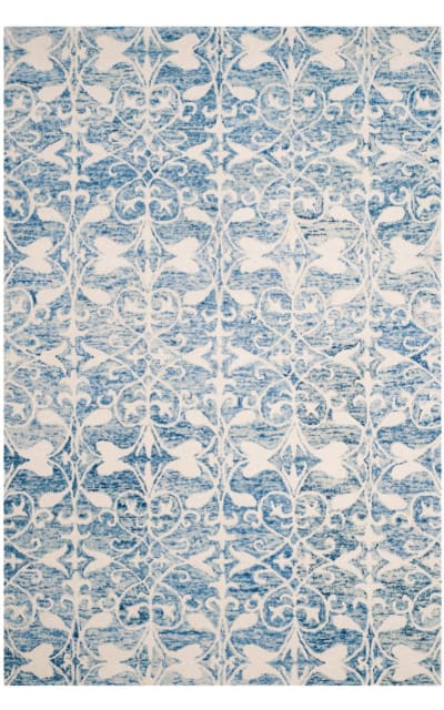 Chatham Cht765c Dark Blue - Ivory Area Rug