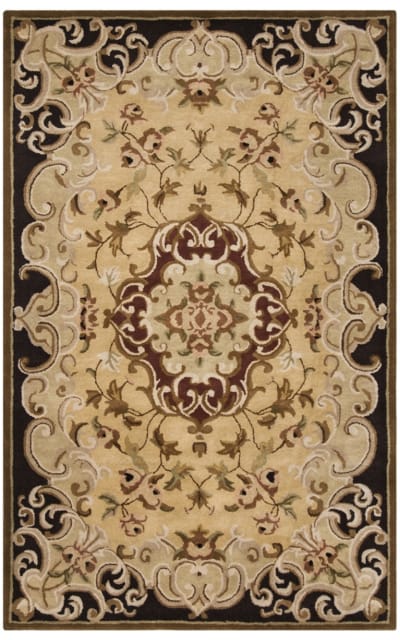 Classic CL234B Gold - Cola Area Rug