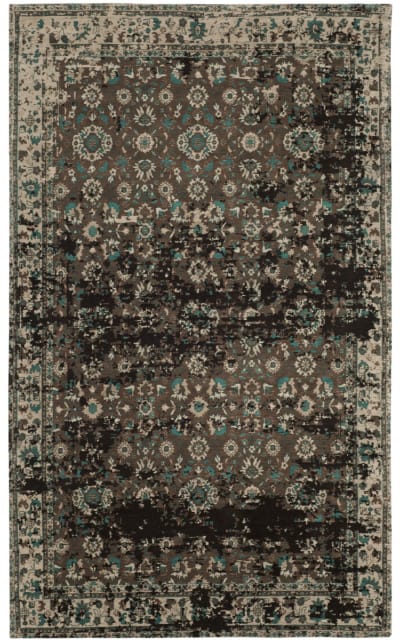 Classic Vintage CLV226A Teal - Beige Area Rug