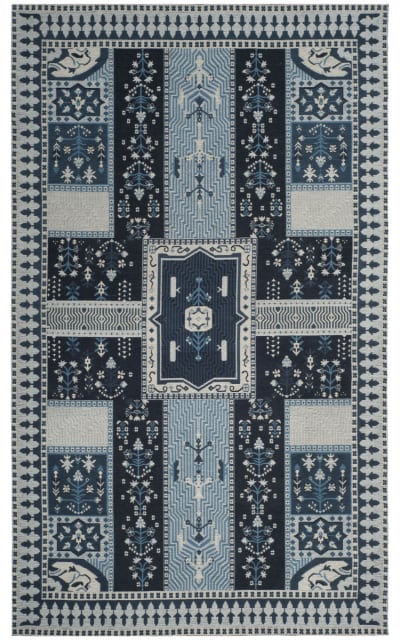 Safavieh Classic Vintage CLV512A Navy - Light Blue Area Rug