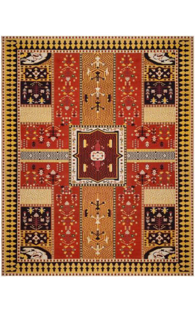 Classic Vintage CLV512D Orange - Gold Area Rug