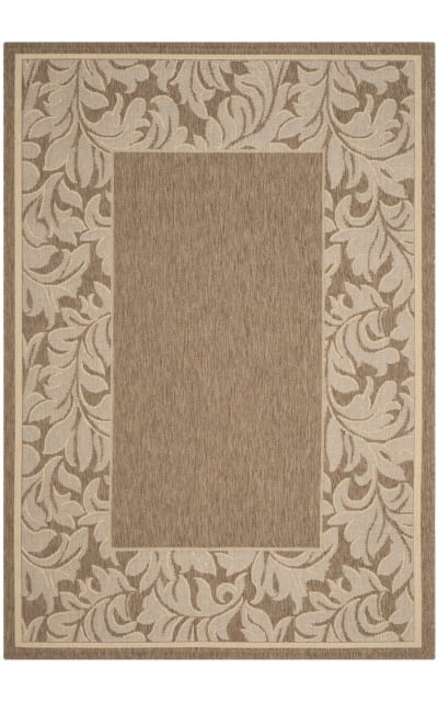Courtyard CY2666-3009 Brown - Natural Area Rug