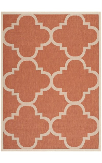 Courtyard Cy6243 Terracotta Area Rug