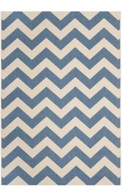 Courtyard CY6244-243 Blue - Beige Area Rug