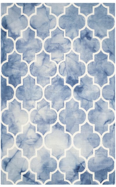 Safavieh Dip Dye Ddy535k Blue - Ivory Area Rug