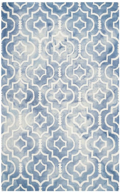 Safavieh Dip Dye Ddy538k Blue - Ivory Area Rug