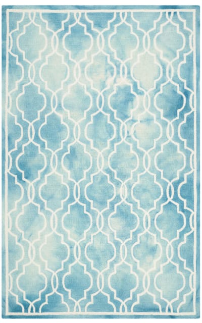 Safavieh Dip Dye Ddy539d Turquoise - Ivory Area Rug