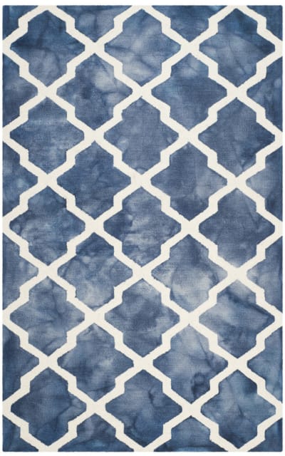 Safavieh Dip Dye Ddy540n Navy - Ivory Area Rug