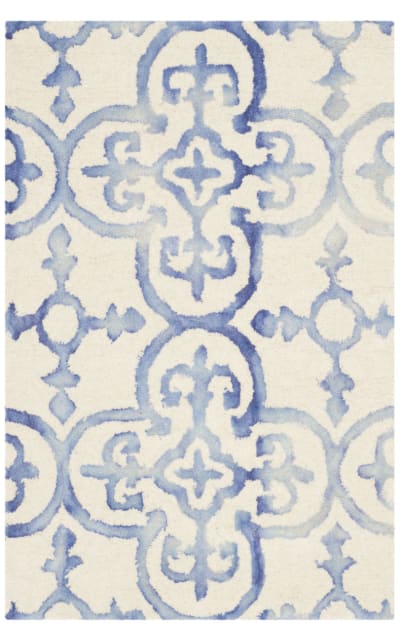 Dip Dye Ddy711a Ivory - Blue Area Rug