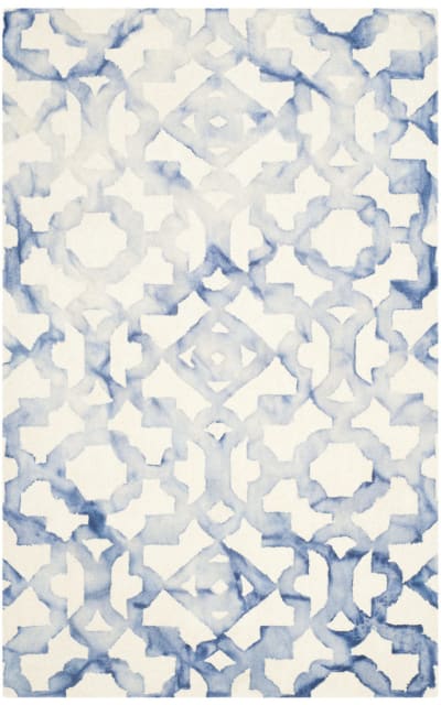 Safavieh Dip Dyed Ddy717a Ivory - Blue Area Rug