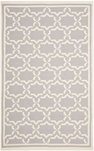 Safavieh Dhurries DHU545G Grey - Ivory Area Rug Clearance