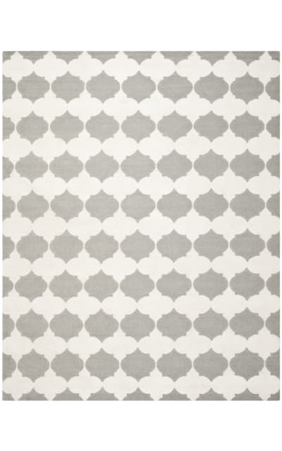 Safavieh Dhurries Dhu624b Grey - Ivory Area Rug