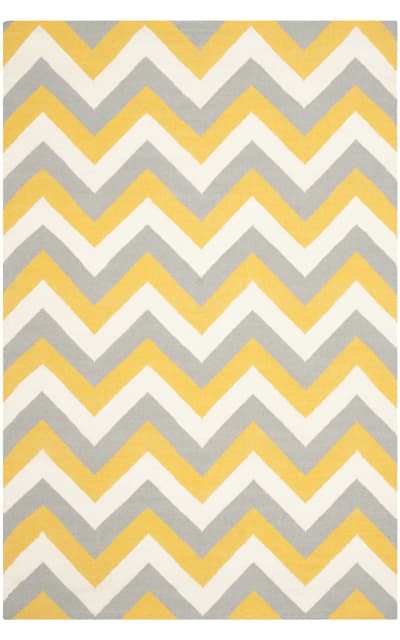 Safavieh Dhurries Dhu640a Gold - Grey Area Rug Clearance