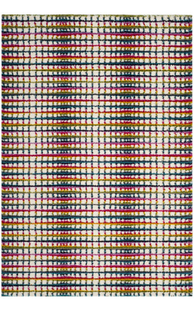 Safavieh Fiesta Shag Fsg362a Cream - Multi Area Rug