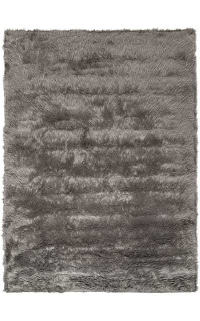 Faux Sheep Skin FSS235D Grey Area Rug