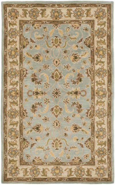 Heritage HG913A Light Blue - Beige Area Rug