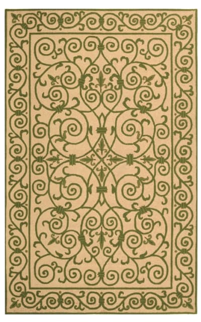 Chelsea HK11G Yellow - Light Green Area Rug