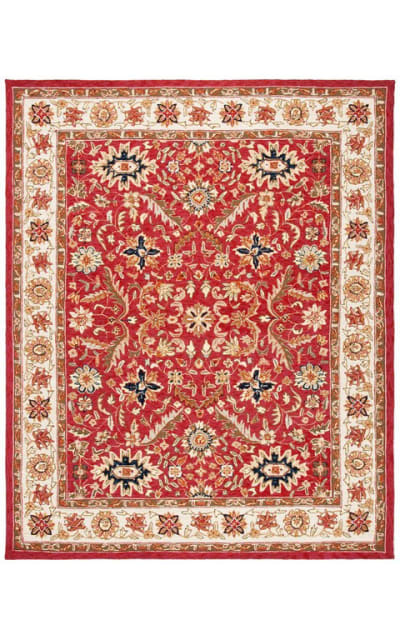 Chelsea HK157A Red - Ivory Area Rug