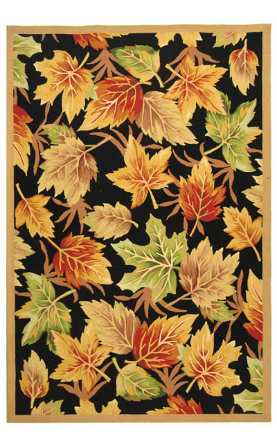 Chelsea HK218B Black Area Rug Clearance