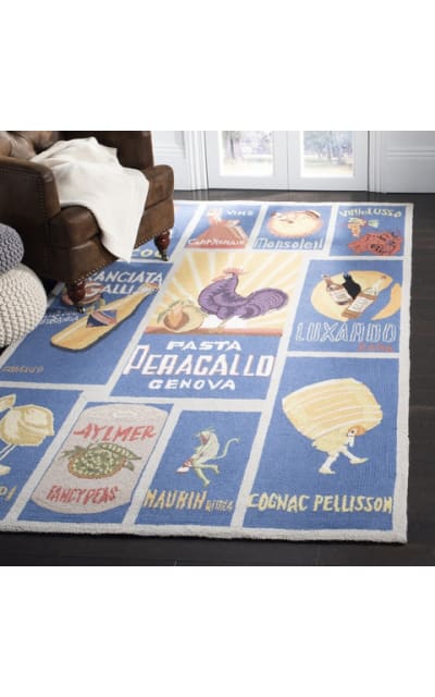 Chelsea HK245C Blue Area Rug Clearance