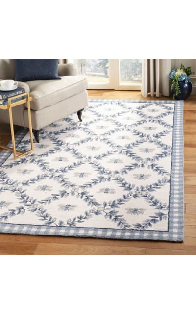 Chelsea HK55D Ivory - Blue Area Rug