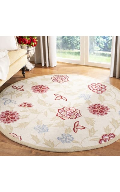 Safavieh Chelsea HK714A Ivory - Green Area Rug Clearance