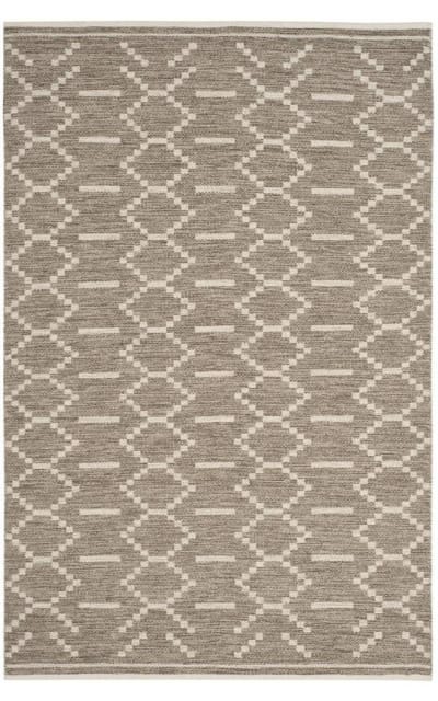 Kilim KLM353A Grey - Ivory Area Rug