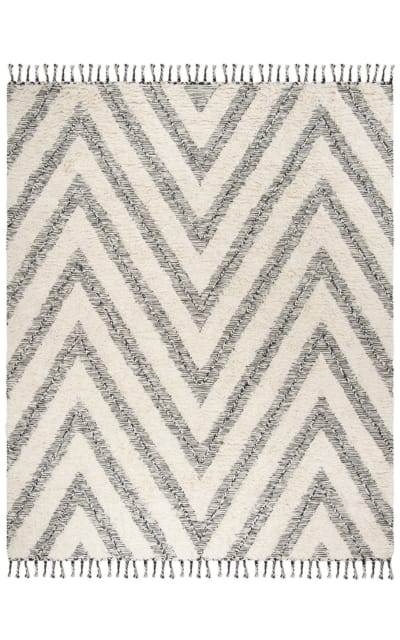 Kenya Kny901h Black - Ivory Area Rug