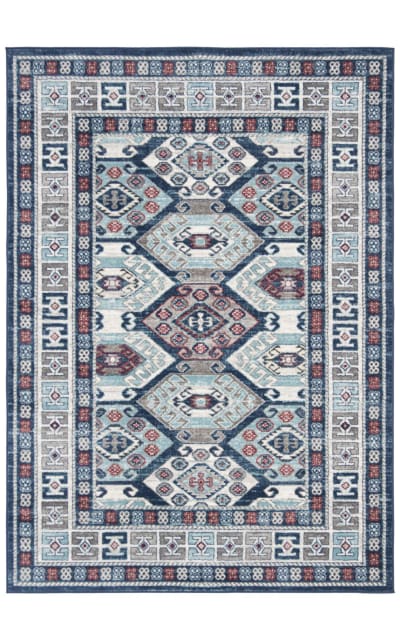 Safavieh Kazak Kzk121b Blue - Grey Area Rug