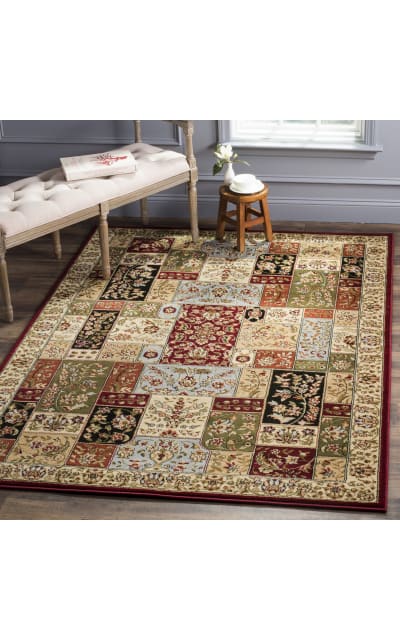 Lyndhurst LNH318A Multi - Ivory Area Rug