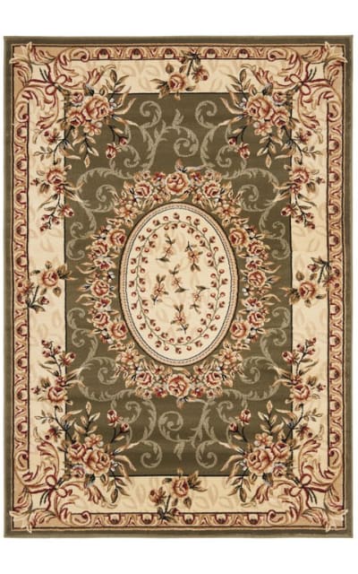 Lyndhurst LNH328B Sage - Ivory Area Rug