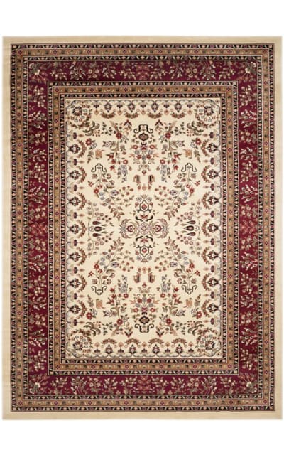 Lyndhurst LNH331A Ivory - Red Area Rug
