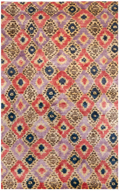 Safavieh Luxor Lux161a Purple - Rust Area Rug