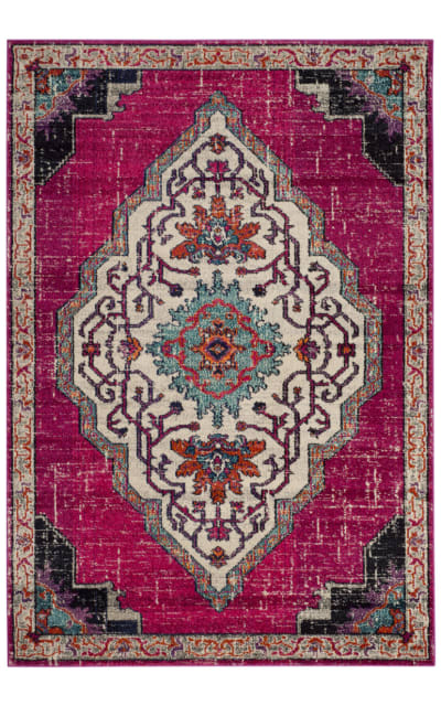 Monaco Mnc254d Pink - Multi Area Rug
