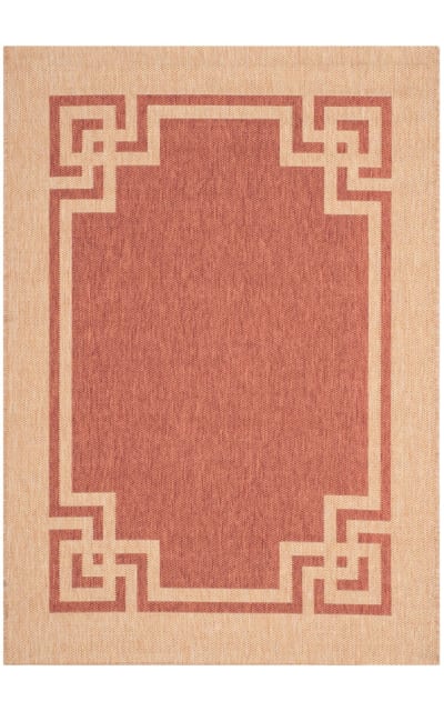 Martha Stewart Msr4122a Terracotta - Beige Area Rug
