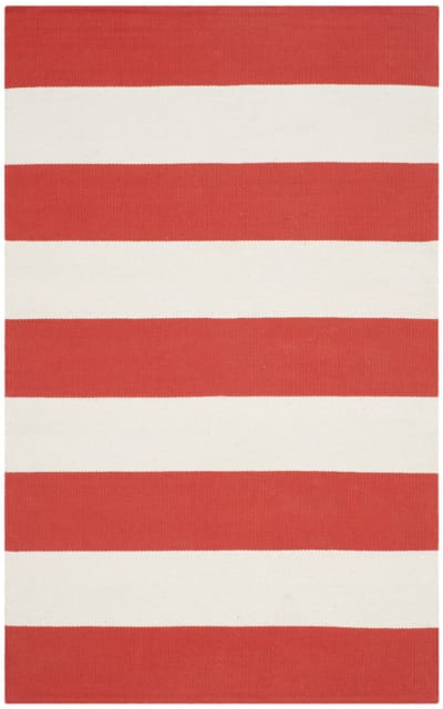 Montauk MTK712L Rust - Ivory Area Rug