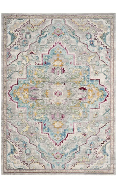 Safavieh Mystique Mys921l Grey - Light Blue Area Rug
