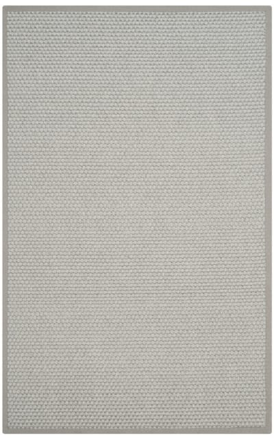 Natural Fiber NF463B Silver - Grey Area Rug