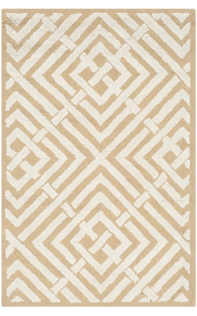 Newport Npt436c Beige - White Area Rug Clearance